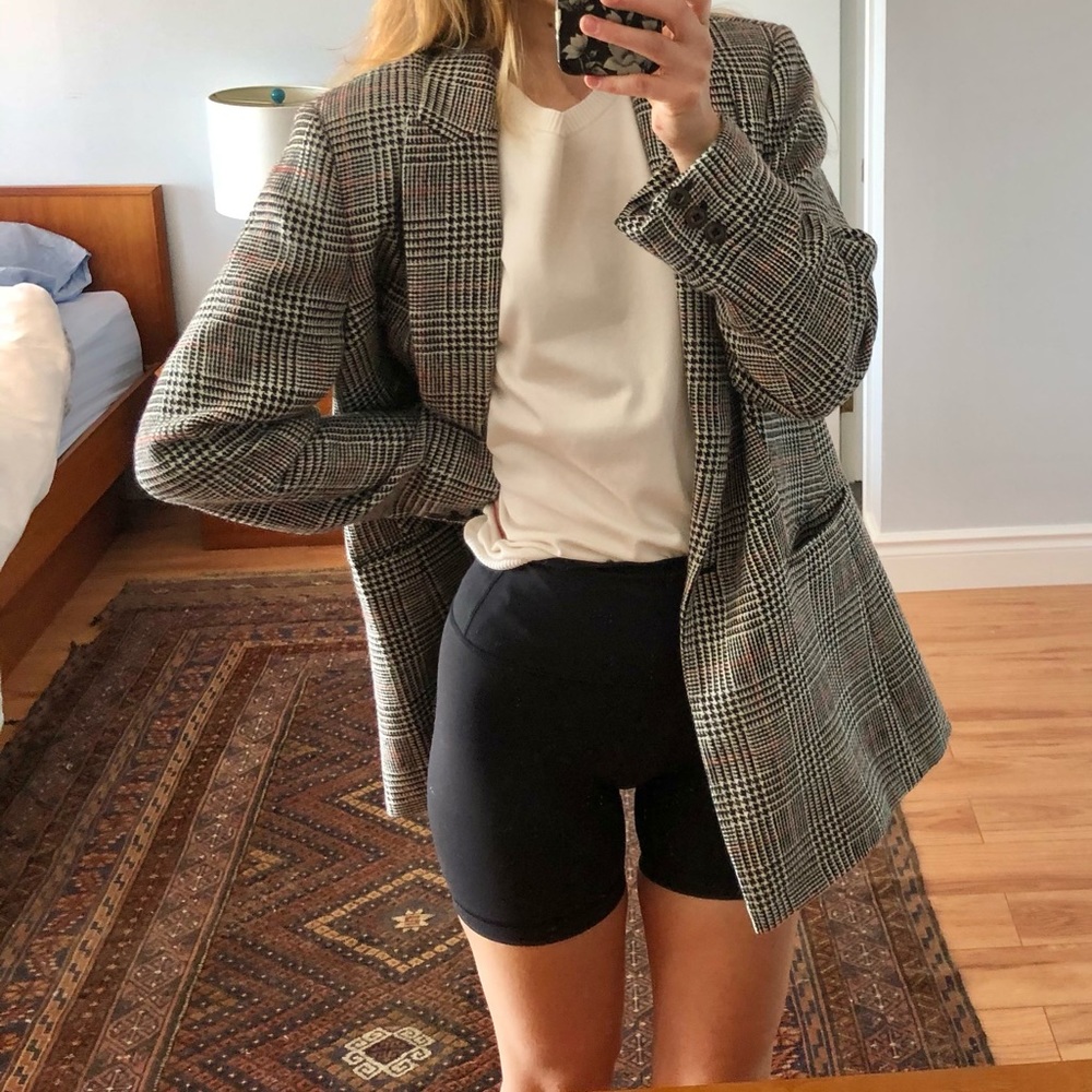 RW & Co Plaid Oversized Blazer - Picture 4 of 5